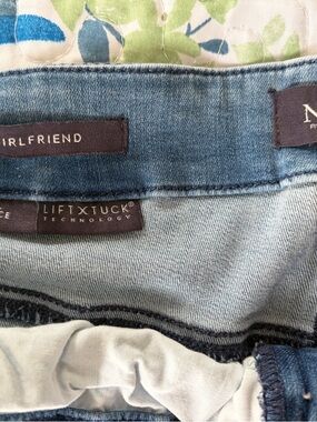 Girlfriend Fit Light Blue Jeans with LiftX Tuck Technology